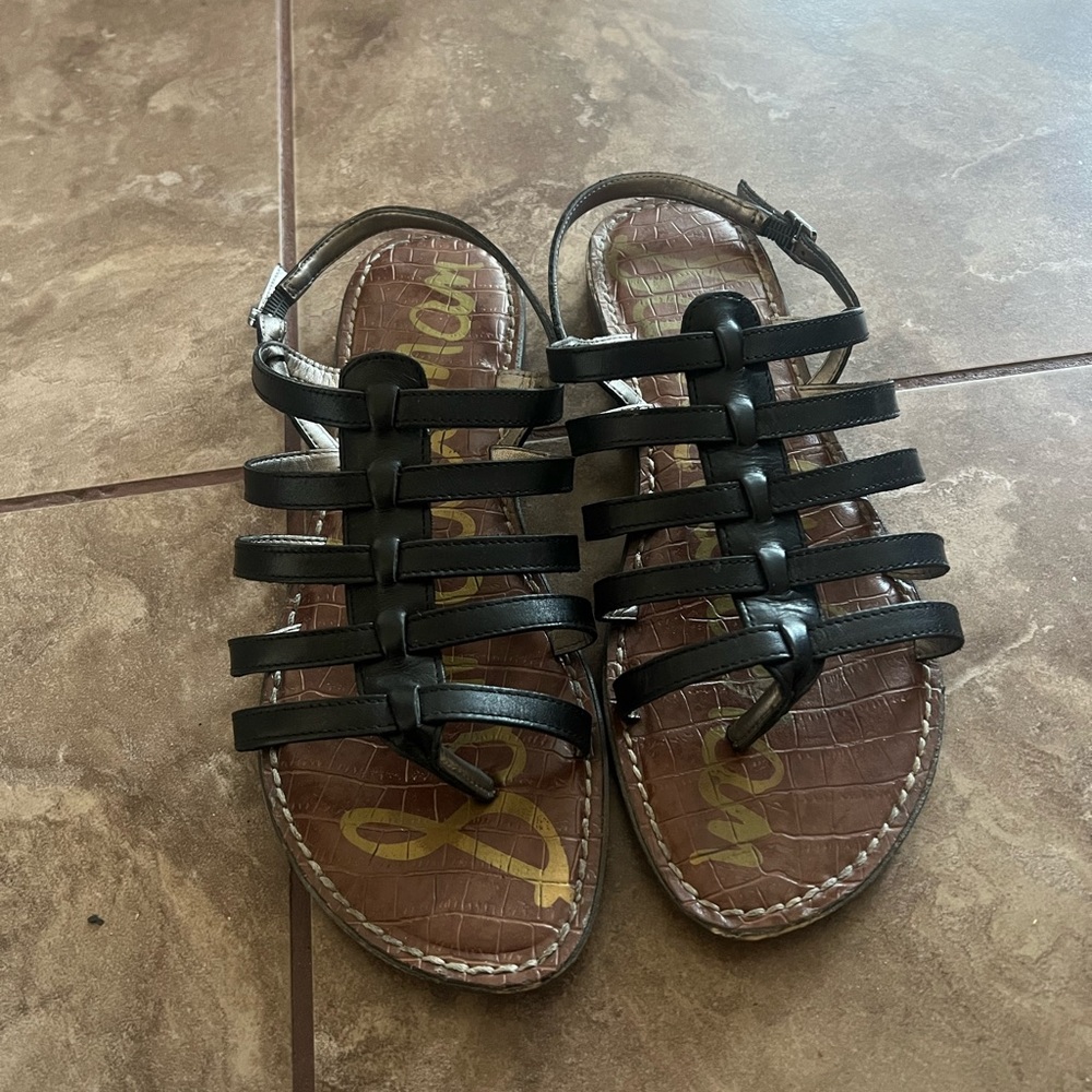 Black sandals